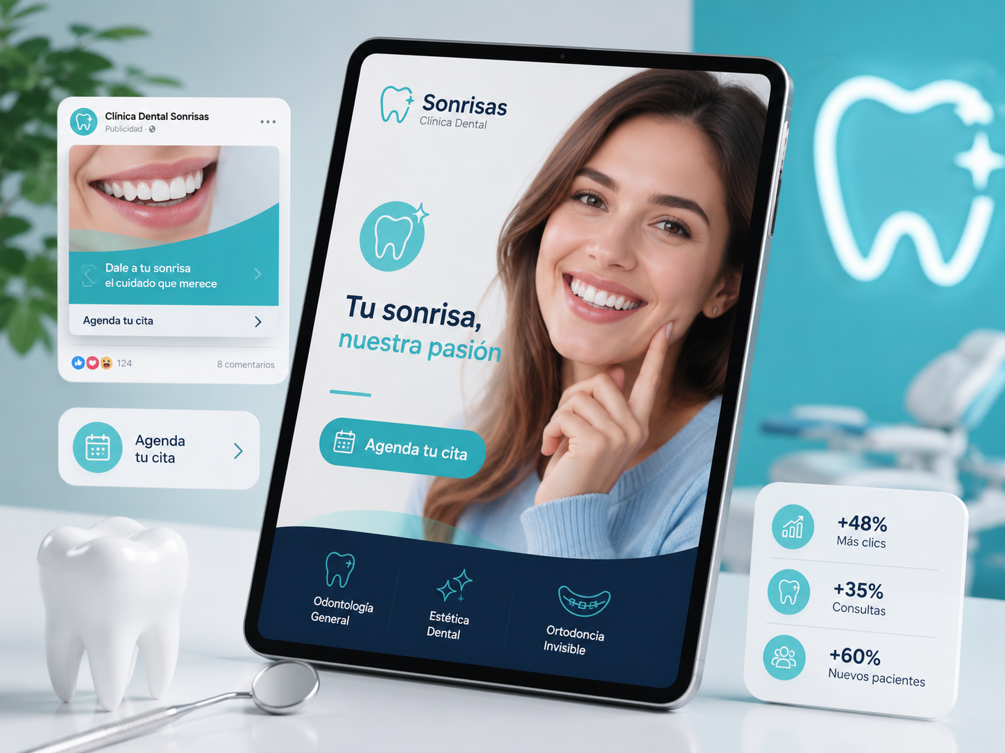 Proyecto Clínica Dental Sonrisas — Publicidad Digital